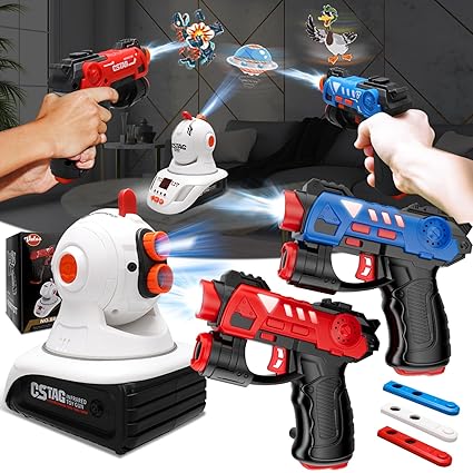 🔥 Infrared Laser Battle Set (Includes Projector) — 2-Player Infrared Mini Laser Battle: An Exciting Game Suitable for Both Indoor and Outdoor Play