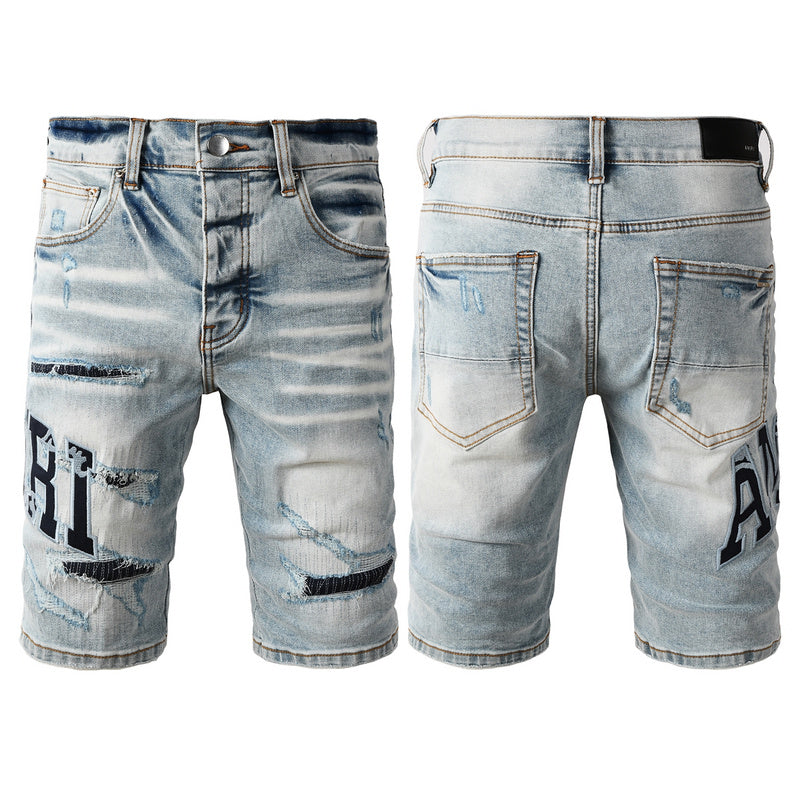 Amiri Fashion Denim Shorts #6008
