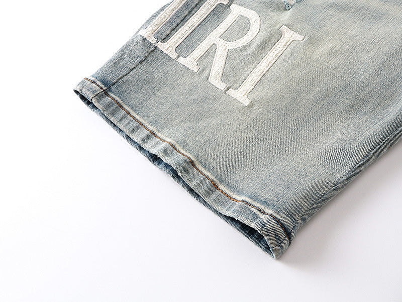 Amiri Fashion Denim Shorts #MR-AM608