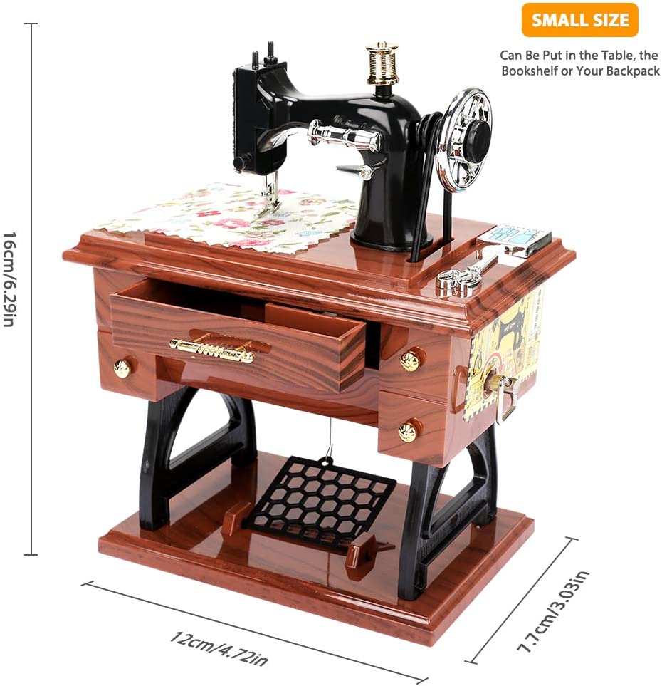 🔥Limited-time discount of 49%🔥Vintage Sewing Machine Design Music Box🎶