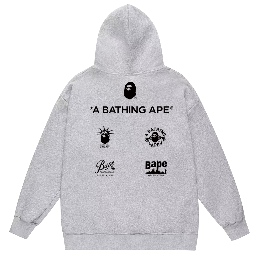 BAPE Classic Head Graphic Hoodies