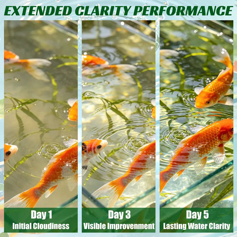 💥Hot sale♻️💧Aquarium Water Clarifying Tablets: Dedicated to cleaning, deodorizing, removing algae stains and silt, and purifying the water quality in fish ponds.
