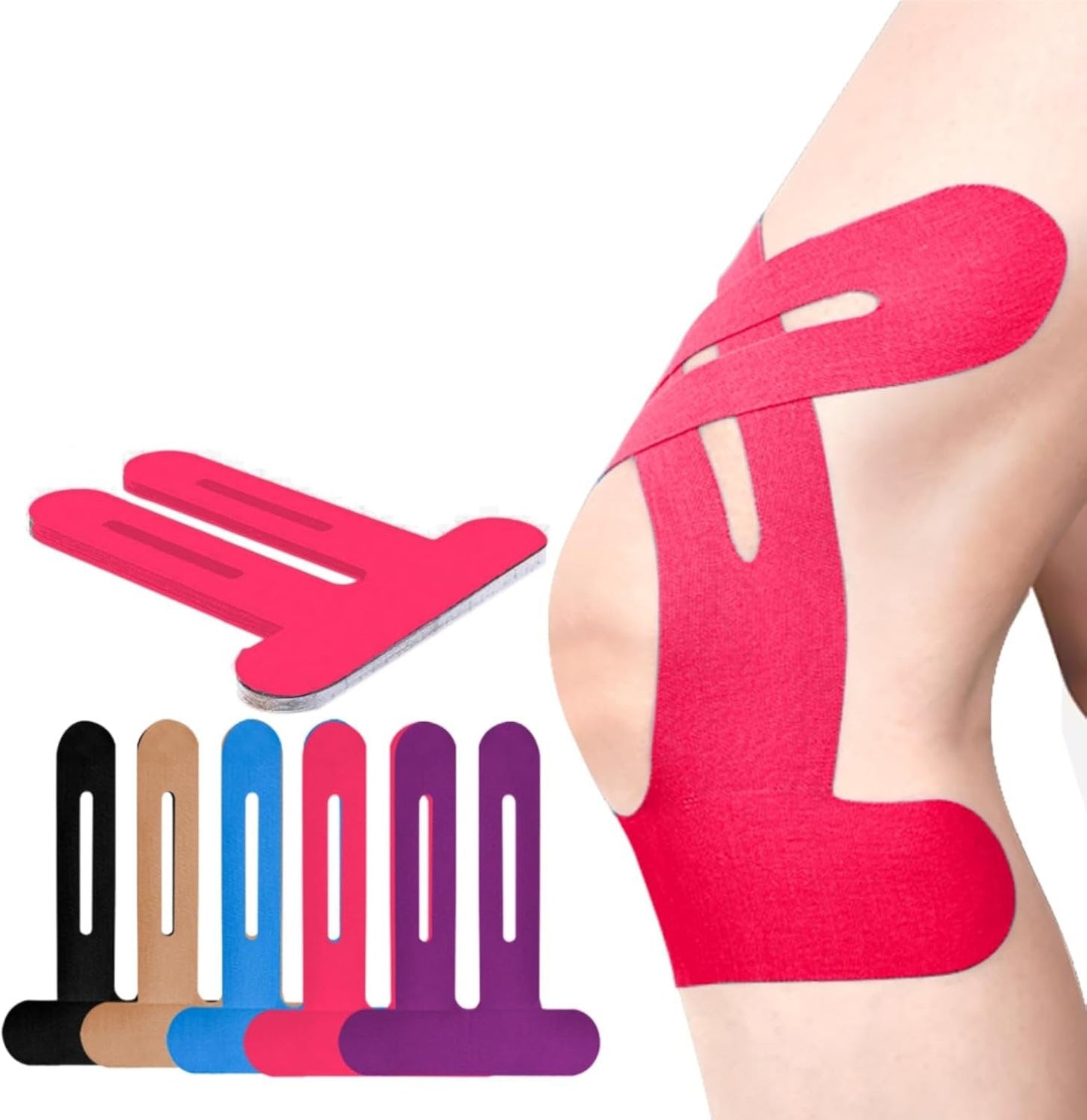 ⚡️Value Pack🏃Buy 5 Get 5 Free🦵10pcs Precut Kinesiology Tape For Knees