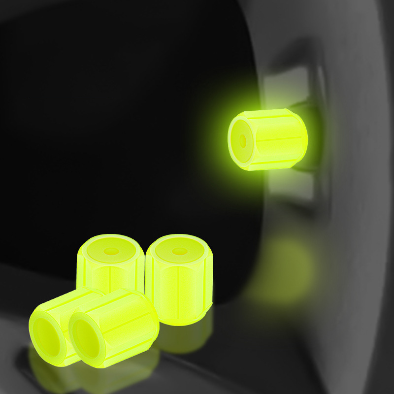 🚗🌙8PCS Luminous Tire Valve Stem Caps