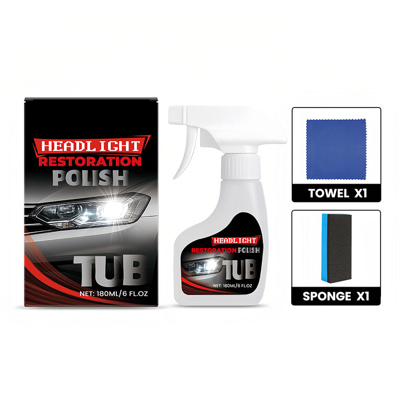 š”Car Headlight Restoration Kitš§½ Bring Dull Lights Back to Life