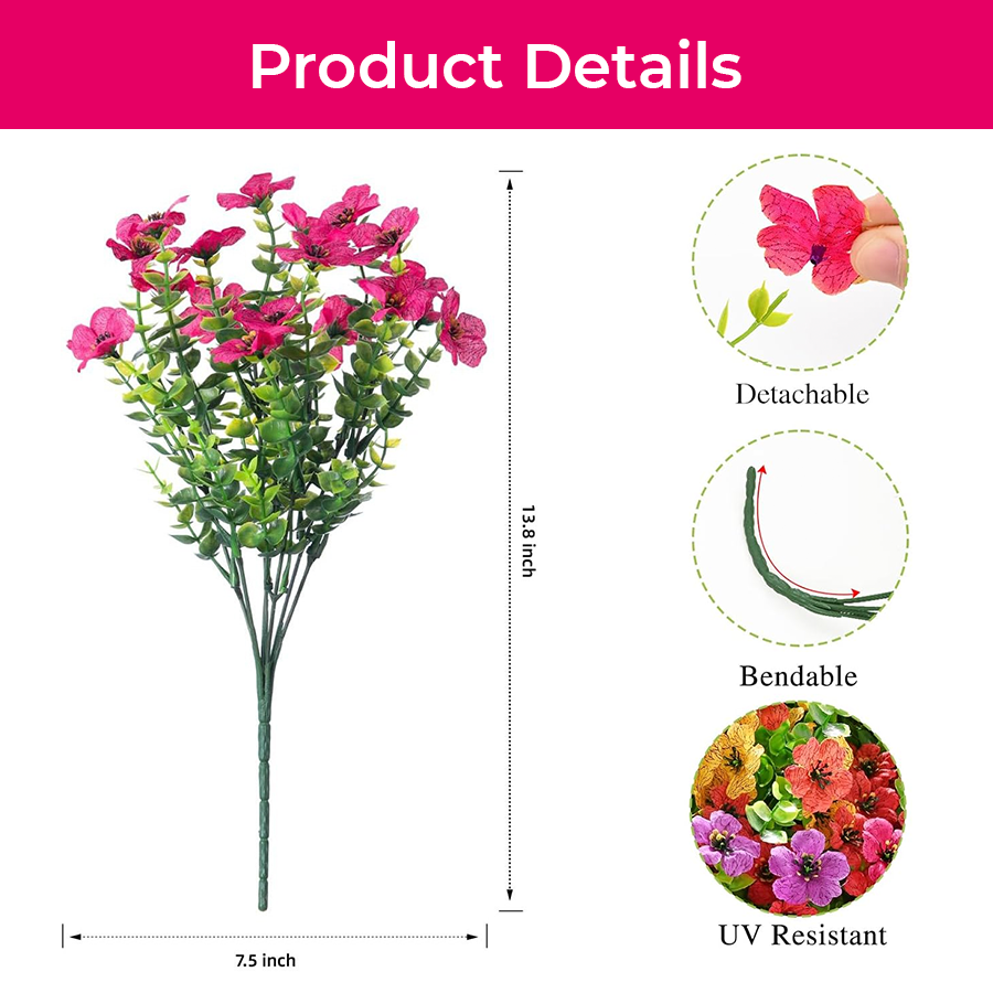 🔥 Last Day 50% OFF Realistic UV-Resistant Outdoor Flowers – Zero Maintenance