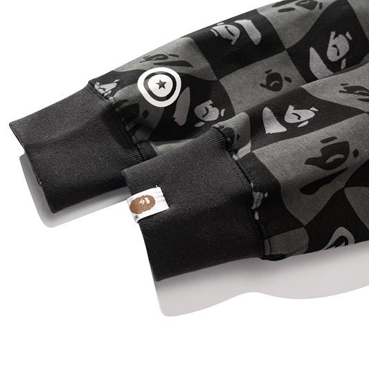 BAPE Gray Shark Zipper Hoodies