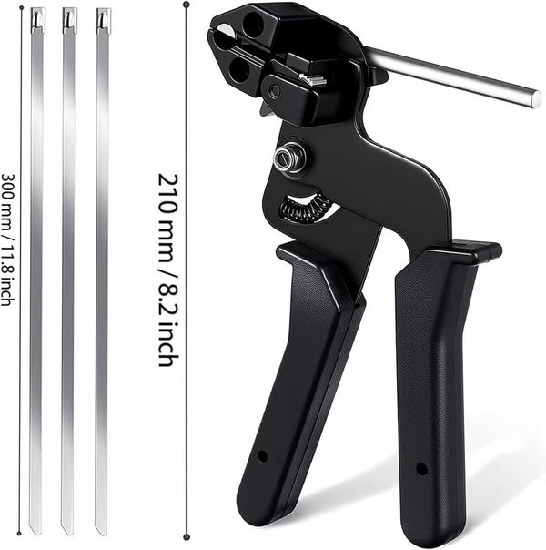 🔥304 Stainless Steel Zip Tie Kit | 4X Stronger Than Plastic