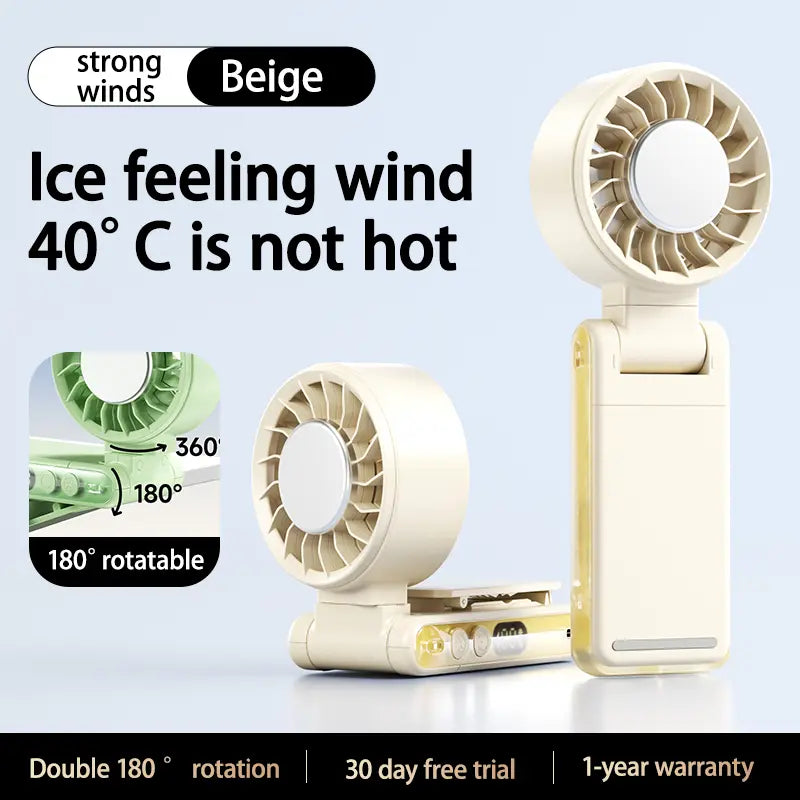 Semiconductor cooling, rapid cooling in 10 seconds - the latest portable fan technology for 2026.