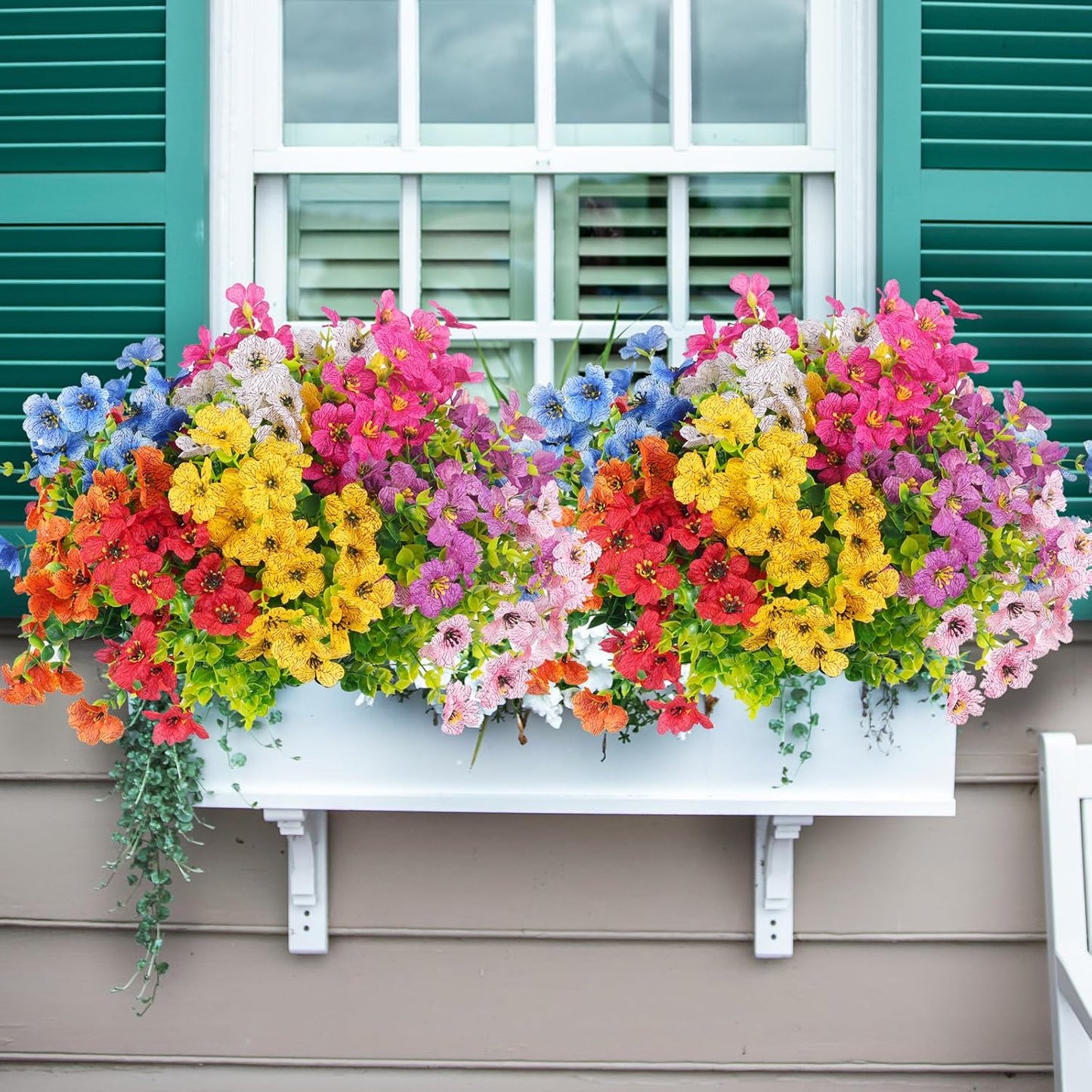 ??Last Day Sale 49% OFF? UV Resistant Colorful Artificial Flower (120 Flowers)