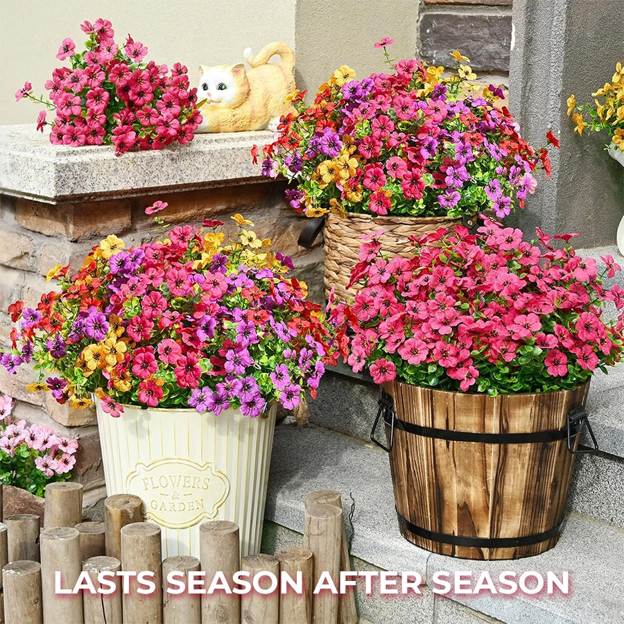 🎉 Hot Sale 49% OFF🎉Realistic UV-Resistant Outdoor Flowers – Zero Maintenance