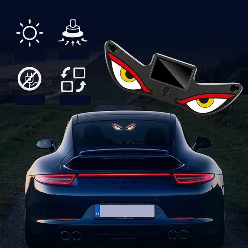 Solar Devil Eye LED Car Warning Light