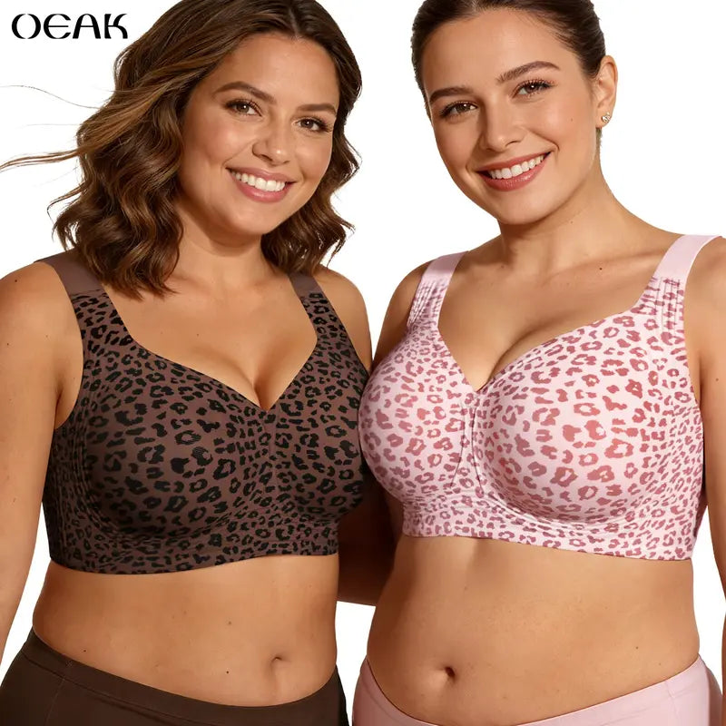 🏆Flash Sale⚡60K+ SOLD! Almost Gone💥💕Jelly Wireless Womens Comfortable Wireless Bras∣Push Up Bralettes∣Seamless Tshirts Bras∣Deep V