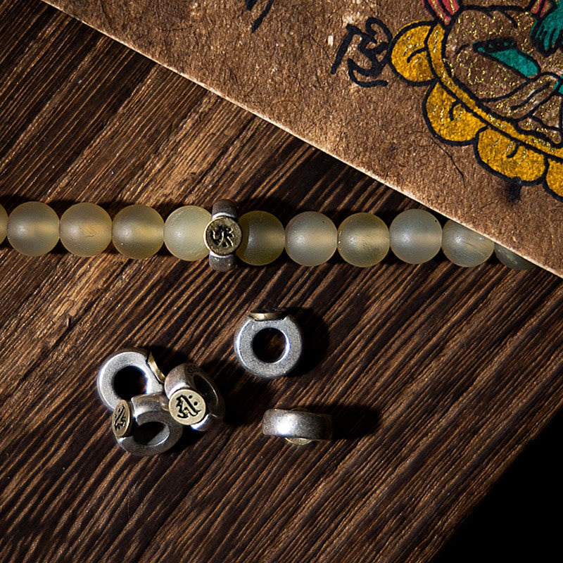 Tibet 108 Mala Beads Chinese Zodiac Natal Buddha Natural Sheep Horn Wealth Bracelet
