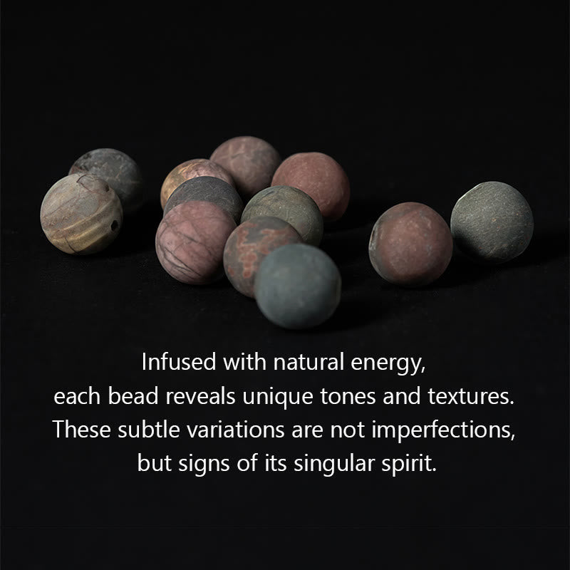 Buddha Stones 222 Angel Number 108 Mala Beads Picasso Jasper Stone Energy Mala