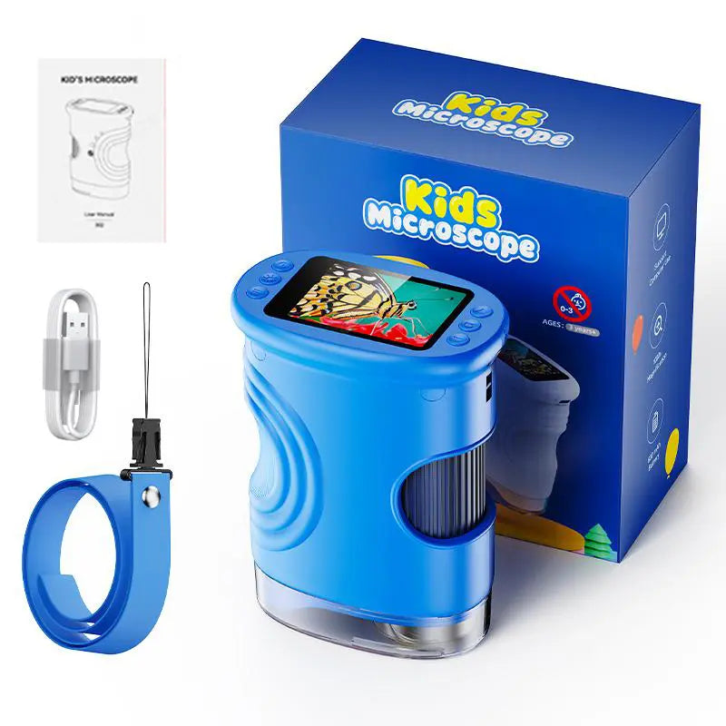 [2026 Upgraded Version] 1000x Handheld Microscope for Children