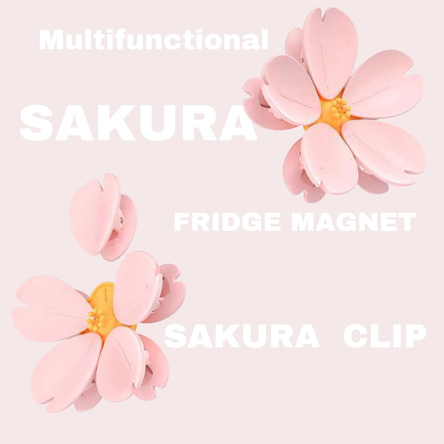 Cherry-Shaped Magnetic Food Clip & Fridge Magnet
