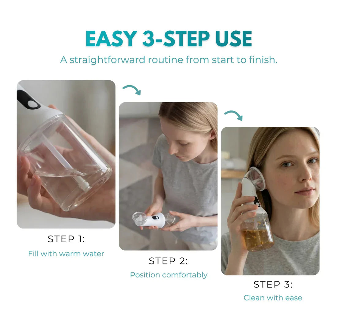 No More Risky Ear Cleaning! Safe Electric Ear Wax Remover