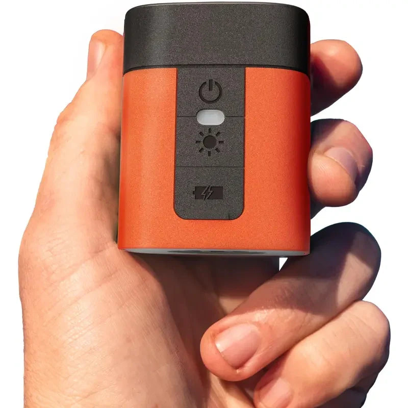 Portable Mini Air Pump — 3-in-1 Electric Inflator/Deflator with LED Light, Ideal for Camping, Pool Floats, and Travel