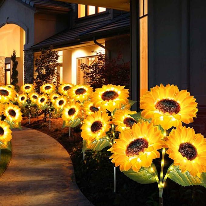 ?Mother's Day Sale 49% OFF- ?Solar LED Sunflower Garden Lights-29.6inch/74cm