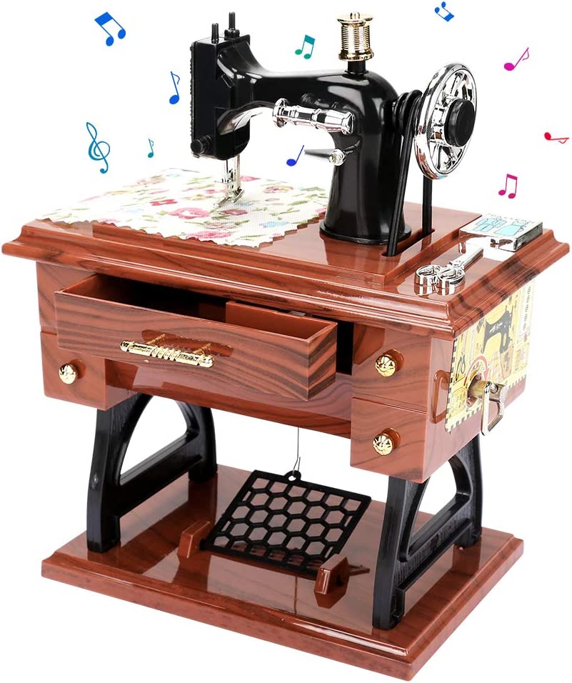 🔥Limited-time discount of 49%🔥Vintage Sewing Machine Design Music Box🎶
