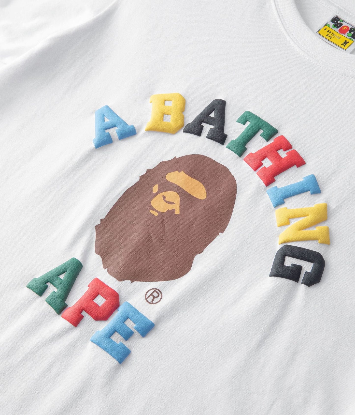 BAPE Color Camo College T-Shirts
