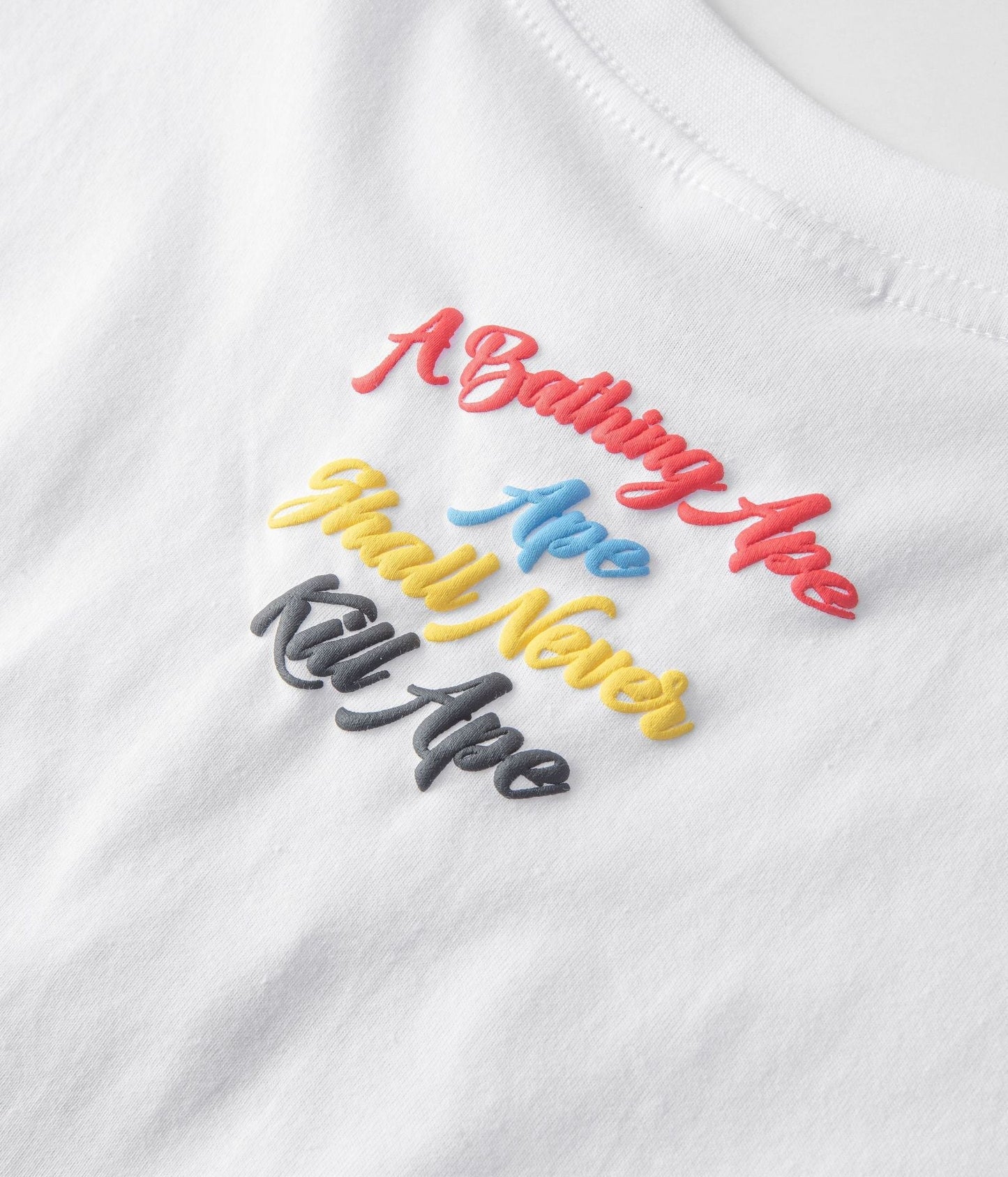 BAPE Color Camo College T-Shirts