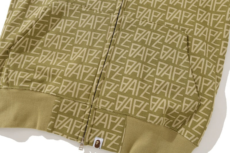 BAPE Logo Color Camo Shark Hoodies