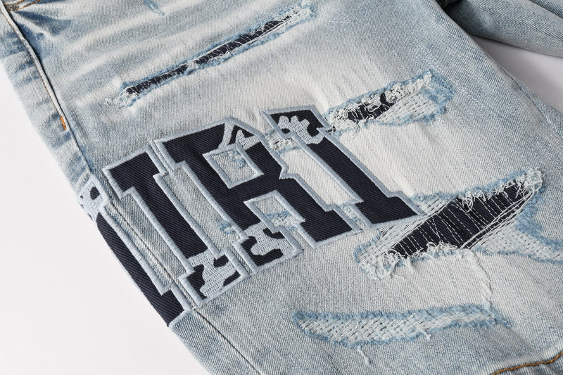 Amiri Fashion Denim Shorts #6008