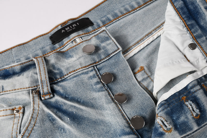 Amiri Fashion Denim Shorts #6008
