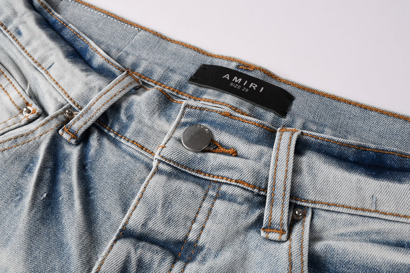 Amiri Fashion Denim Shorts #6008