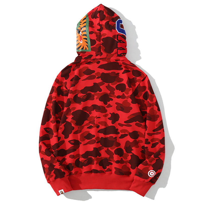 BAPE WGM Camo Zipper Hoodies
