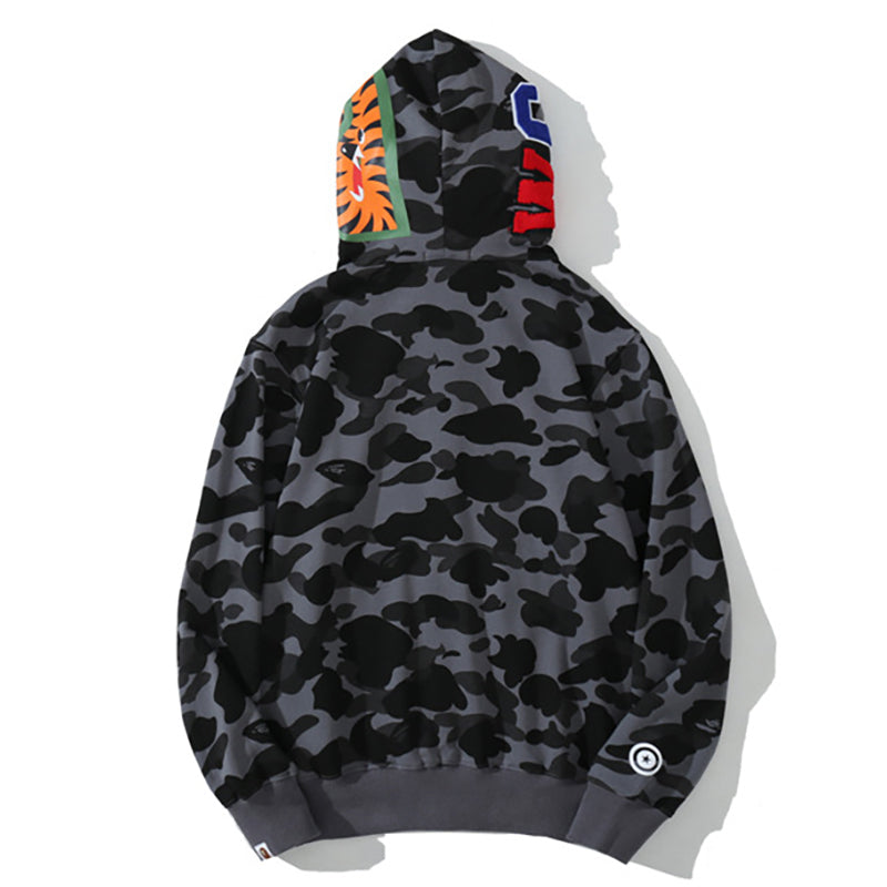 BAPE WGM Camo Zipper Hoodies