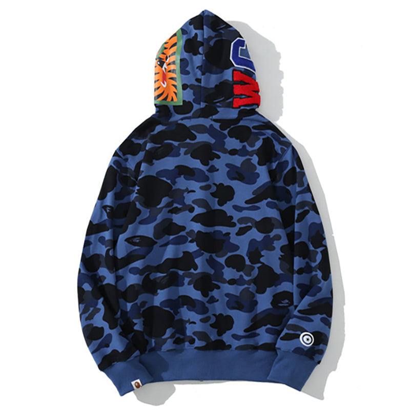BAPE WGM Camo Zipper Hoodies