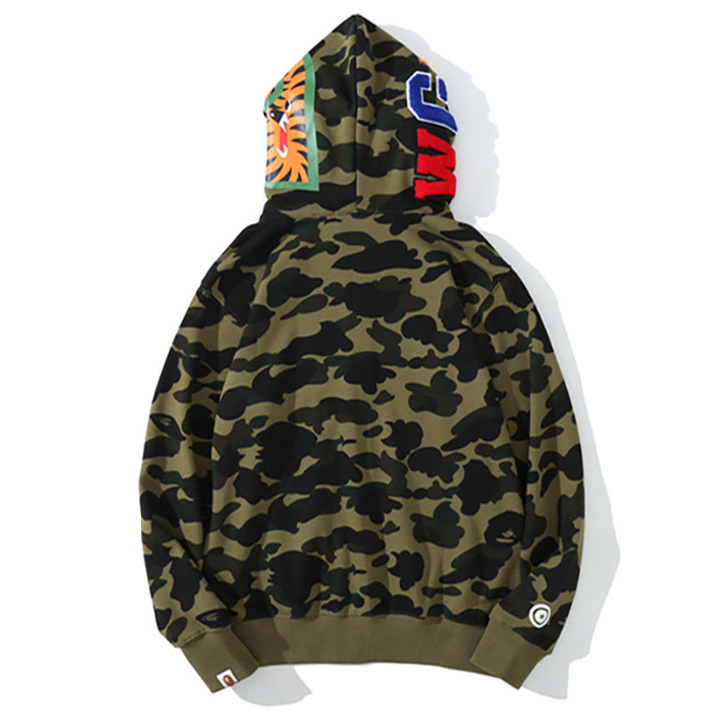 BAPE WGM Camo Zipper Hoodies