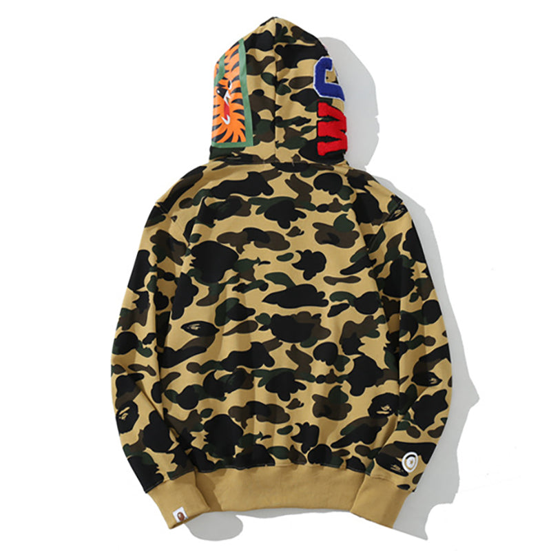 BAPE WGM Camo Zipper Hoodies