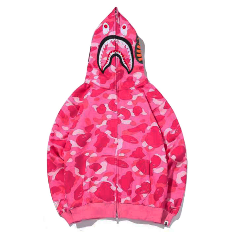 BAPE WGM Camo Zipper Hoodies