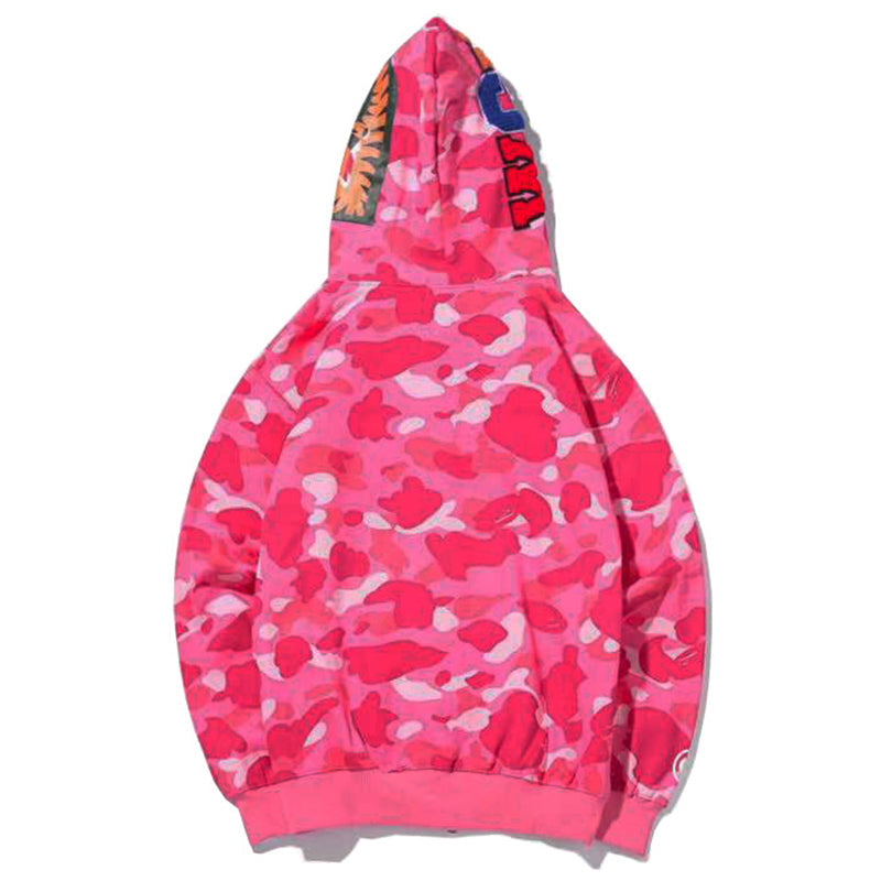 BAPE WGM Camo Zipper Hoodies