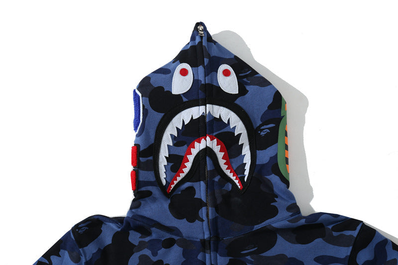 BAPE WGM Camo Zipper Hoodies