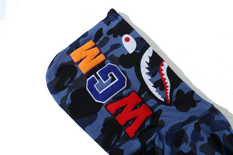 BAPE WGM Camo Zipper Hoodies