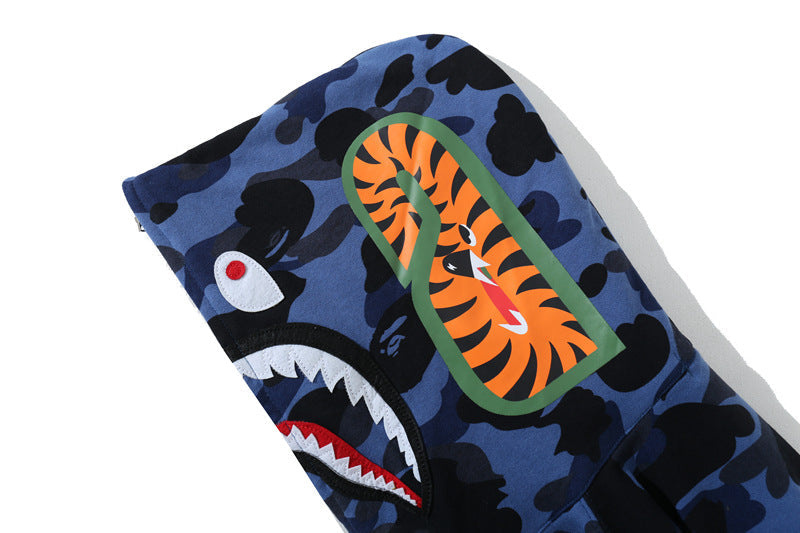 BAPE WGM Camo Zipper Hoodies