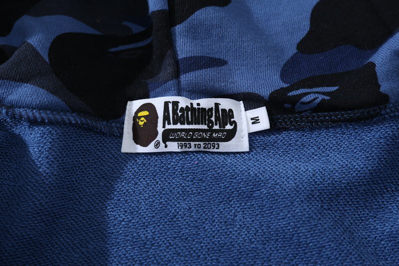 BAPE WGM Camo Zipper Hoodies