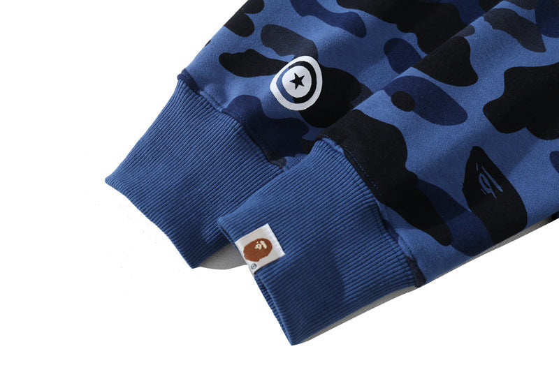 BAPE WGM Camo Zipper Hoodies