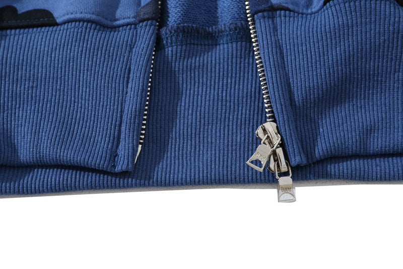 BAPE WGM Camo Zipper Hoodies