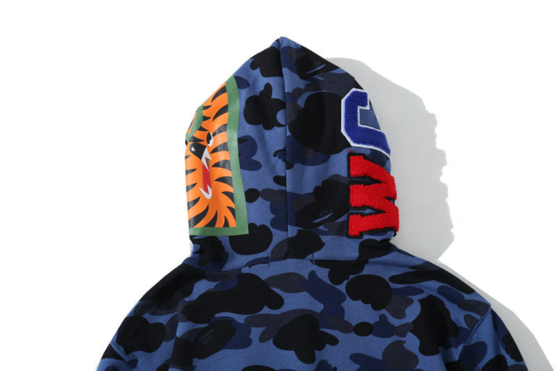 BAPE WGM Camo Zipper Hoodies