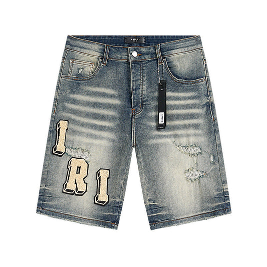 Amiri Fashion Denim Shorts #MR-AM603