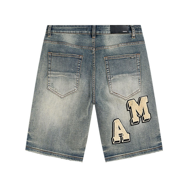 Amiri Fashion Denim Shorts #MR-AM603