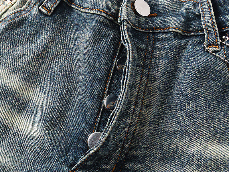 Amiri Fashion Denim Shorts #MR-AM603