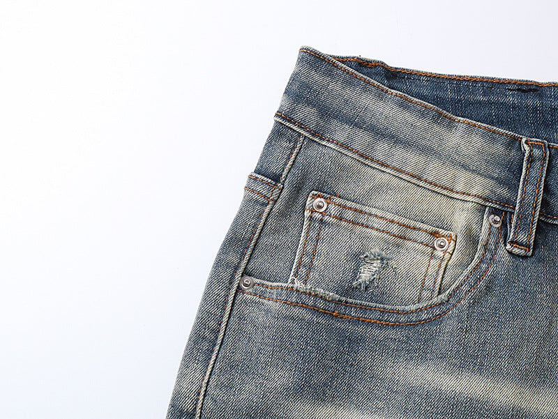 Amiri Fashion Denim Shorts #MR-AM603