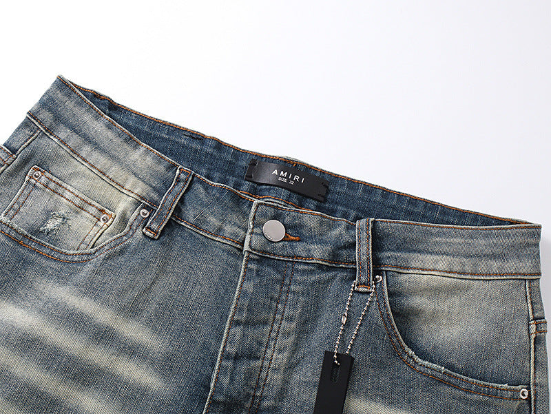 Amiri Fashion Denim Shorts #MR-AM603